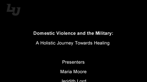 Thumbnail for entry Domestic Violence and the Military_HolisticTreatment (#22)