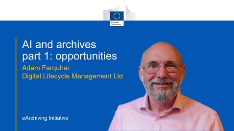 Thumbnail for AI and archives part 1: opportunities