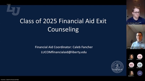 Thumbnail for LUCOM Financial Aid Exit Counseling 2025