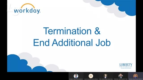 Thumbnail for entry Workday Training -- Terminations