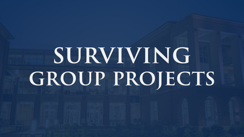 Thumbnail for entry Surviving Group Projects