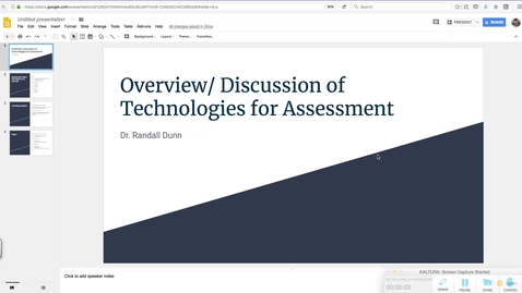 Thumbnail for EDUC 730 - Module 7 - Overview/ Discussion of Technologies for Assessment