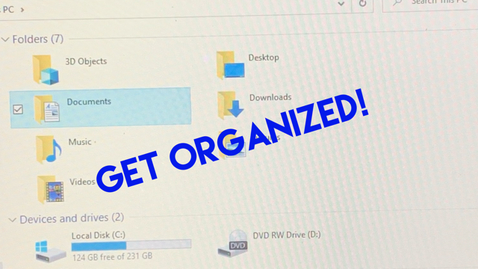 Thumbnail for Organize your computer