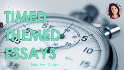 Thumbnail for 11th Grade - Timed, Theme Essays 