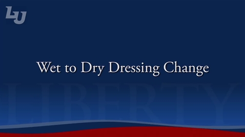 Thumbnail for Wet-to-Dry Dressing Wound Care