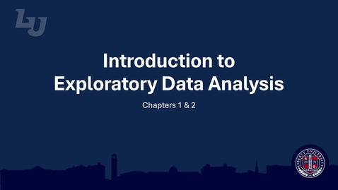 Thumbnail for EDA - Chapters 1 &amp; 2