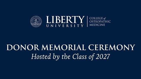 Thumbnail for LUCOM Donor Memorial Ceremony | Aug. 16, 3:00PM