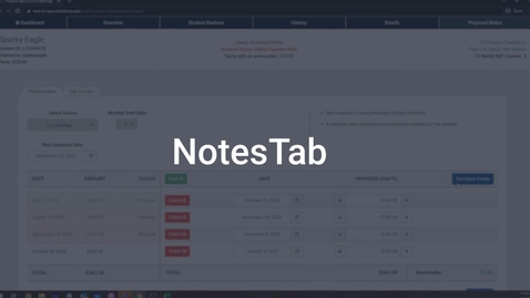 Thumbnail for Notes Tab