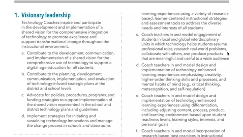 Thumbnail for EDUC 730 - Module 2 - ISTE Standards for Coaches