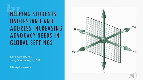 Thumbnail for Helping Students understand and address increasing advocacy needs in global settings_Dumont_Vuncannon