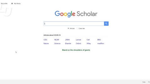 Thumbnail for entry Linking your Google Scholar Results to the JFL