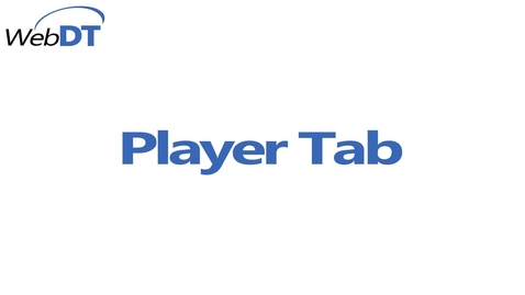 Thumbnail for WebDT Basics: Player