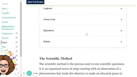 Thumbnail for entry 0800, 6.20.F and 6.21.M Introduction to the Science Fair Project