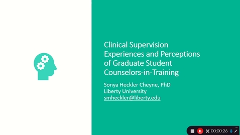 Thumbnail for entry Clinical Supervision Experiences and Perceptions of Graduate Student Counselors-in-Training - Quiz