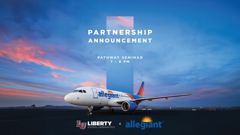 Thumbnail for entry Allegiant Pilot Pathway Program