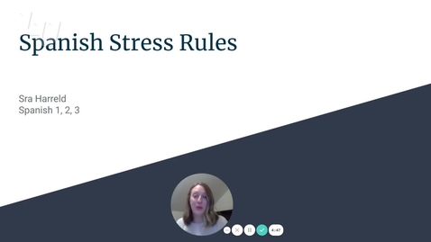 Thumbnail for Spanish Stress Rules