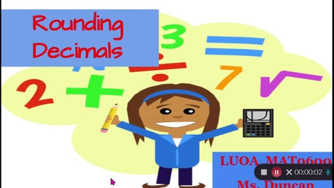 Thumbnail for entry Rounding Decimals -MAT0600