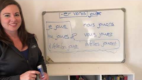 Thumbnail for entry Conjugating French -er verbs