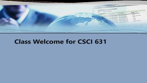 Thumbnail for Class Welcome to CSCI 631 - Web Security- 2017 Aug 19