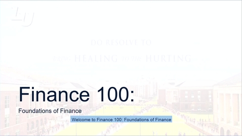 Thumbnail for entry Finance 100 v024 w Open Captions