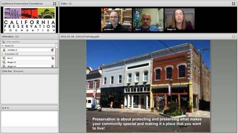 Thumbnail for Introduction to the Certified Local Government Program 1