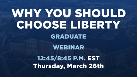 Thumbnail for Why You Should Choose Liberty | Graduate
