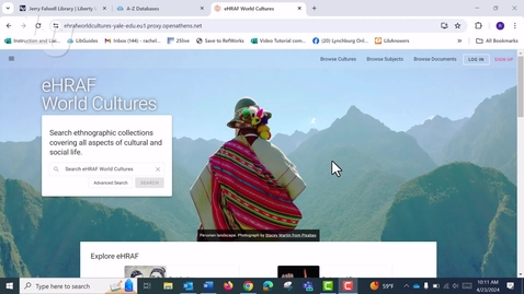 Thumbnail for eHRAF World Cultures: Introduction