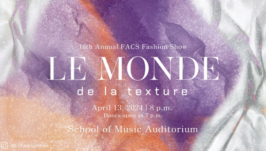 FACS Fashion Show '24 | Apr. 13, 8:00PM