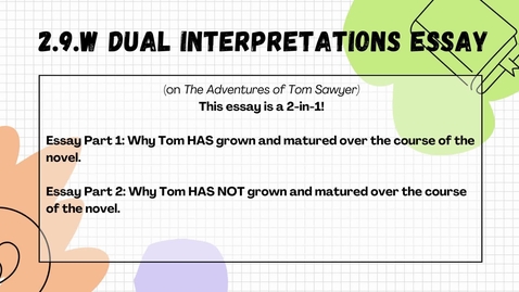 Thumbnail for LAN0800 2.9.W Dual Interpretations Essay