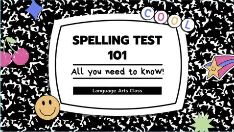 Thumbnail for entry LAN0300 1.1.F - Quiz: Types of Sentences and Spelling Test