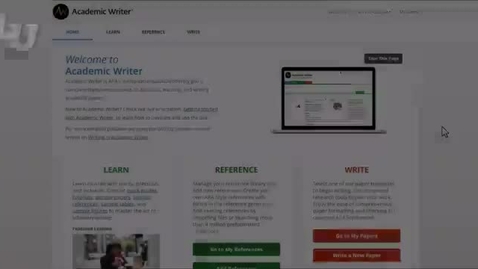 Thumbnail for Creating an Academic Writer Account
