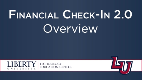Thumbnail for Financial Check In