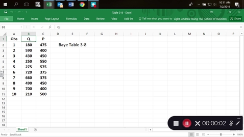 Thumbnail for Baye Table 3-8