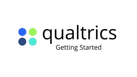 Thumbnail for entry Qualtrics Training - Getting Started With Qualtrics