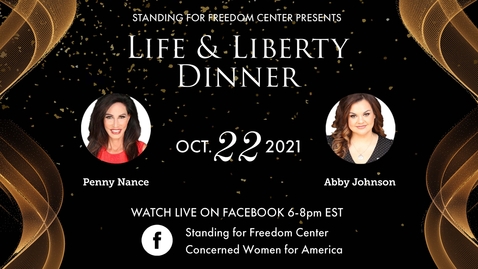 Thumbnail for entry Freedom Center Pro-Life Event | Oct. 22,  6:00PM