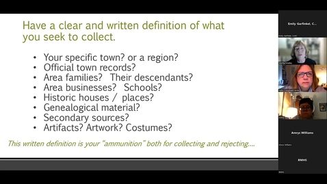 Thumbnail for Archives 101 Part I: The Basics of Archival Acquisition and Appraisal