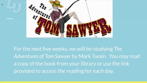 Thumbnail for entry Tom Sawyer Module