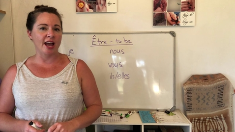 Thumbnail for entry Conjugating the verb être (to be)