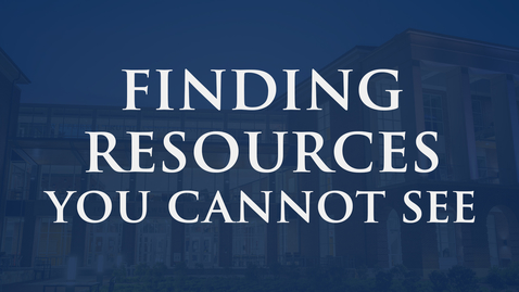 Thumbnail for entry &quot;Finding Resources: E-books