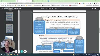 Mla format 2024 works cited website