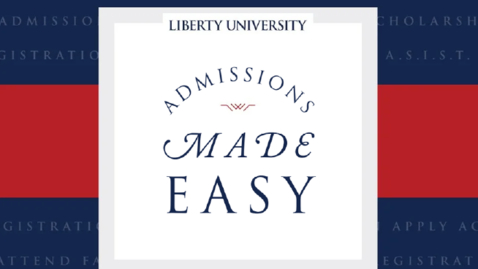 Thumbnail for entry Residential | Admissions Made Easy