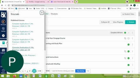 Thumbnail for Computer Applications I _Introduction to Mindtap