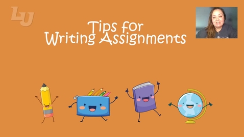 Thumbnail for entry Tips for Any Writing Assignment