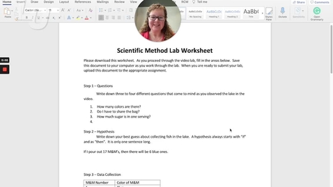 Thumbnail for Science 600 2.4.F Scientific Method Lab