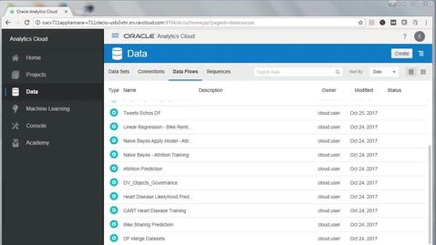 Manipulando Dados No Oracle Analytics Cloud Oracle Video Hub