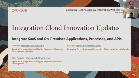 Thumbnail for entry Oracle Integration Cloud Innovation Updates