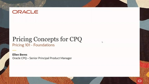 Thumbnail for entry CPQ Deep Dive : Pricing Concepts 101
