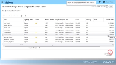 Compenation | Managing Compensation Budgets - Oracle Video Hub