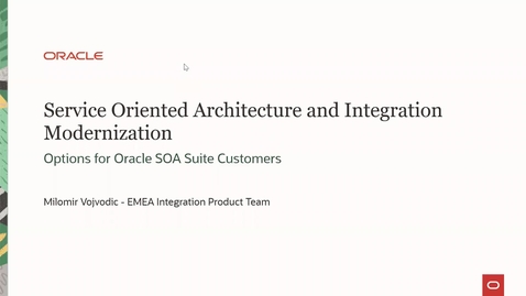 Thumbnail for entry SOA and Integration Modernization - New Decision Tree Revealed