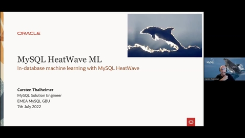 Loza de barro Consejo bordado Machine Learning con MySQL HeatWave - Oracle Video Hub